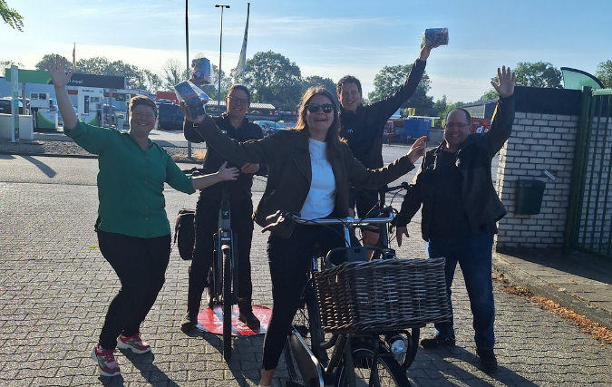 'Fiets naar je Werk Dag’ van Mertens in Horst een groot succes