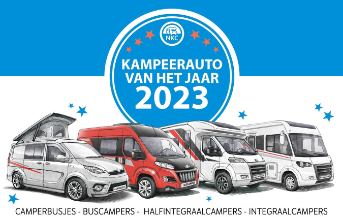 NKC maakt genomineerden Kampeerauto van het jaar 2023 bekend 