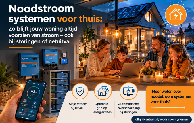 Noodstroomsystemen voor thuis: waarom steeds meer huishoudens kiezen voor energiezekerheid