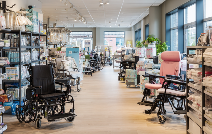 Hulp en hulpmiddelen dichtbij huis