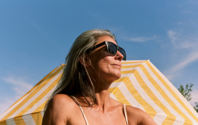 Bescherm uw ogen met een zonnebril met UV-bescherming